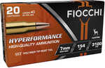 FIOCCHI 7MM MAG 154GR SST 20/BX